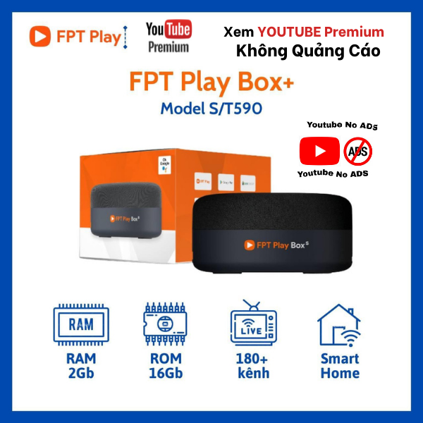 Tivi Box FPT Play Box S T590 - Hàng chính hãng