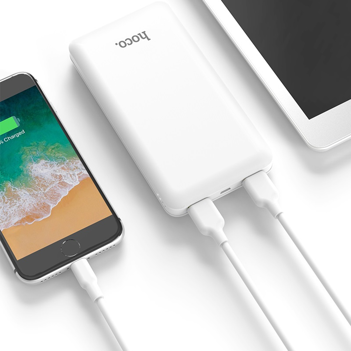 SẠC DỰ PHÒNG 10000MAH HOCO J26 + Tặng Cáp Micro Usb - Chinh Hãng