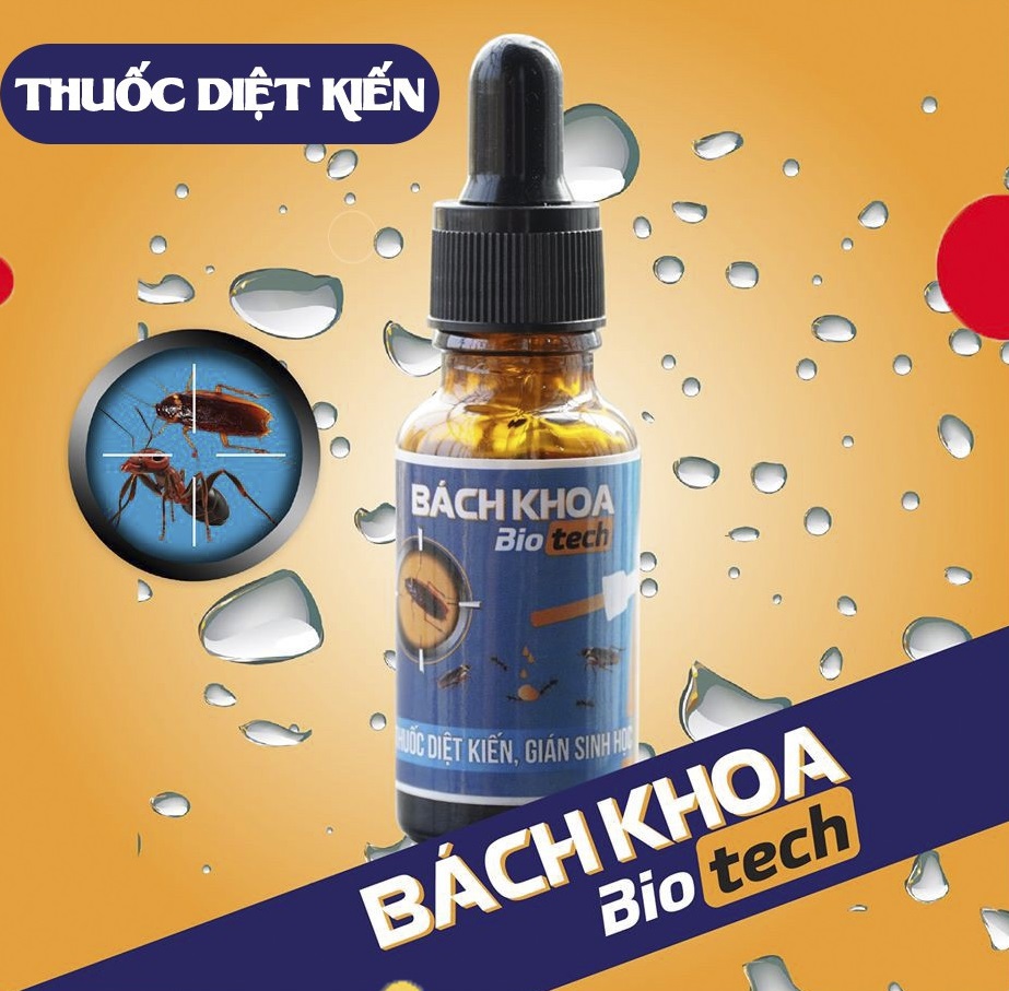 Thuốc Diệt Kiến - Gián Sinh Học Bách Khoa Biotech - Chai 20ml