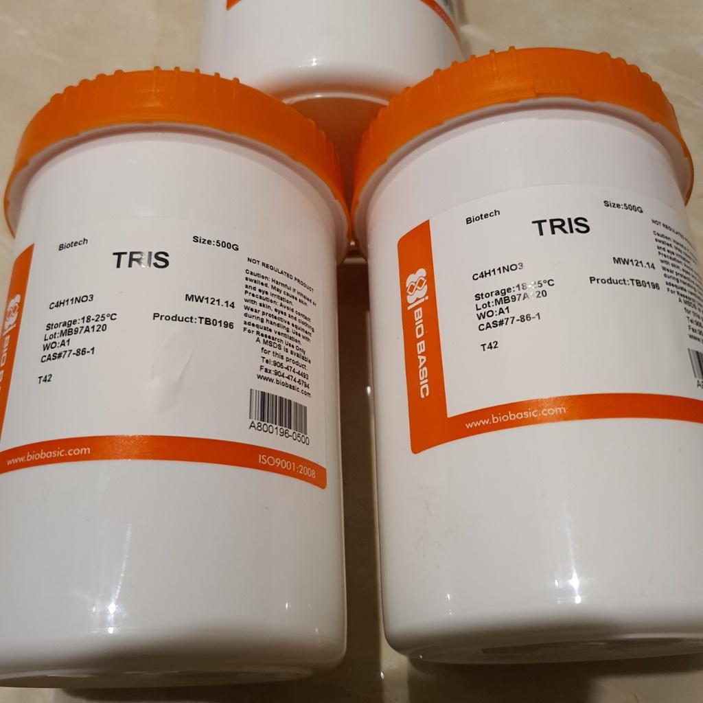 Chất Tris- Ultra Pure Grade, Mã: TB0194,  CAS: [77-86-1], lọ 500g, hãng BioBasic-Canada