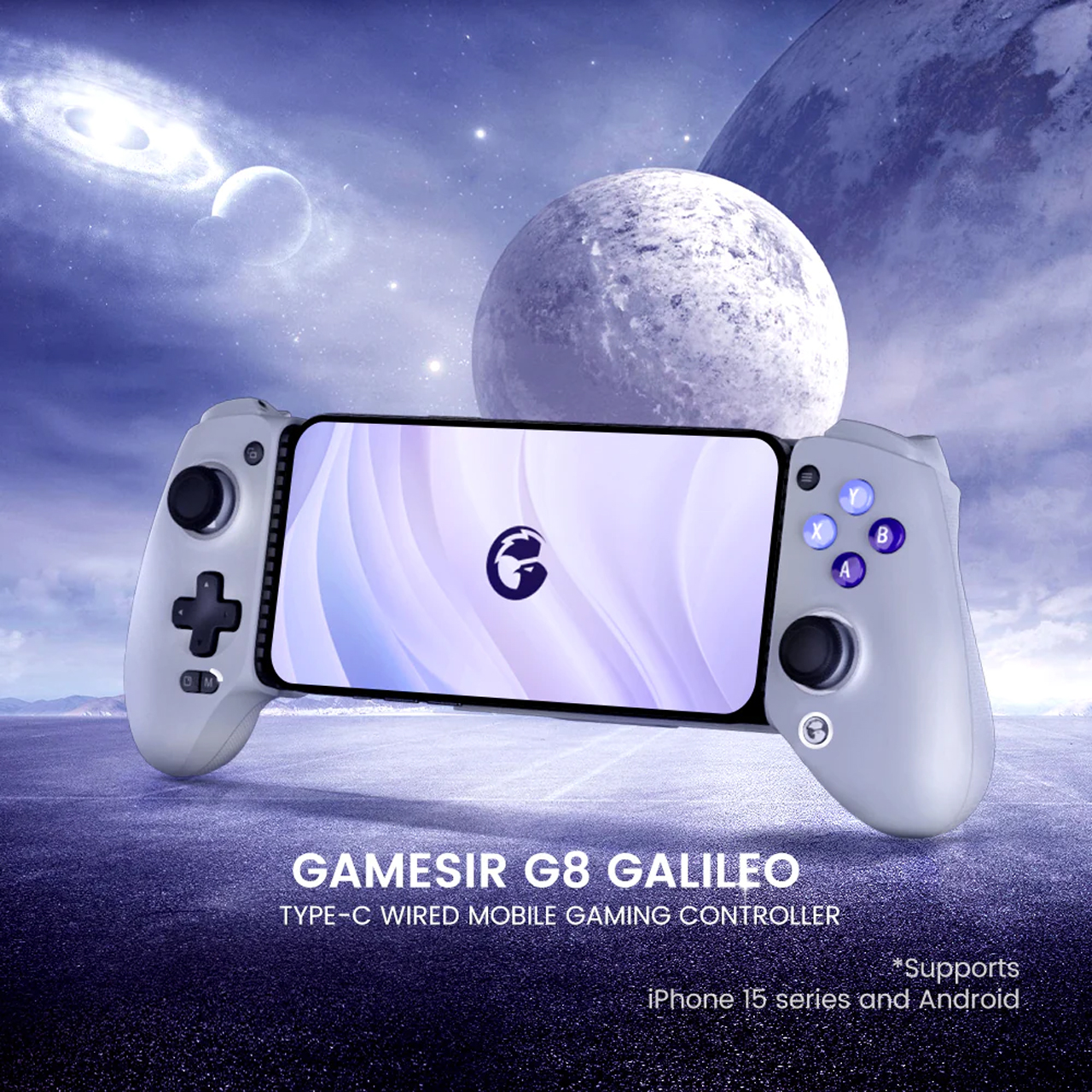 Tay cầm chơi game Vinetteam Gamesir G8 Galileo cho iPhone 15, Điện Thoại Android kết nối Type C - hàng chính hãng