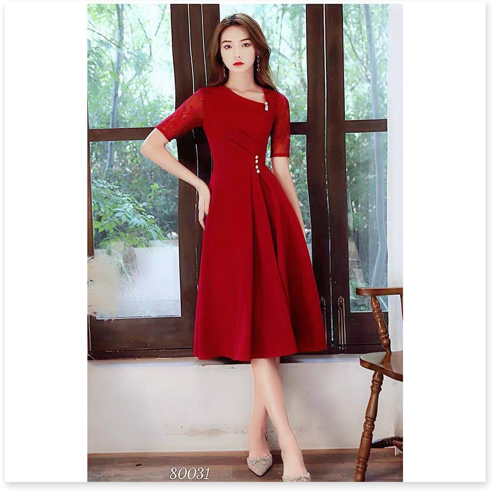 ĐẦM COTTON LẠNH PHỐI REN,THIẾT KẾ HỌA TIẾT TRƠN NHƯNG KHÔNG KÉM PHẦN SANG TRỌNG TRANG NEMO 36 FASHION