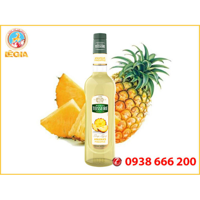 Siro TEISSEIRE Thơm 700ml (PINEAPPLE SYRUP)