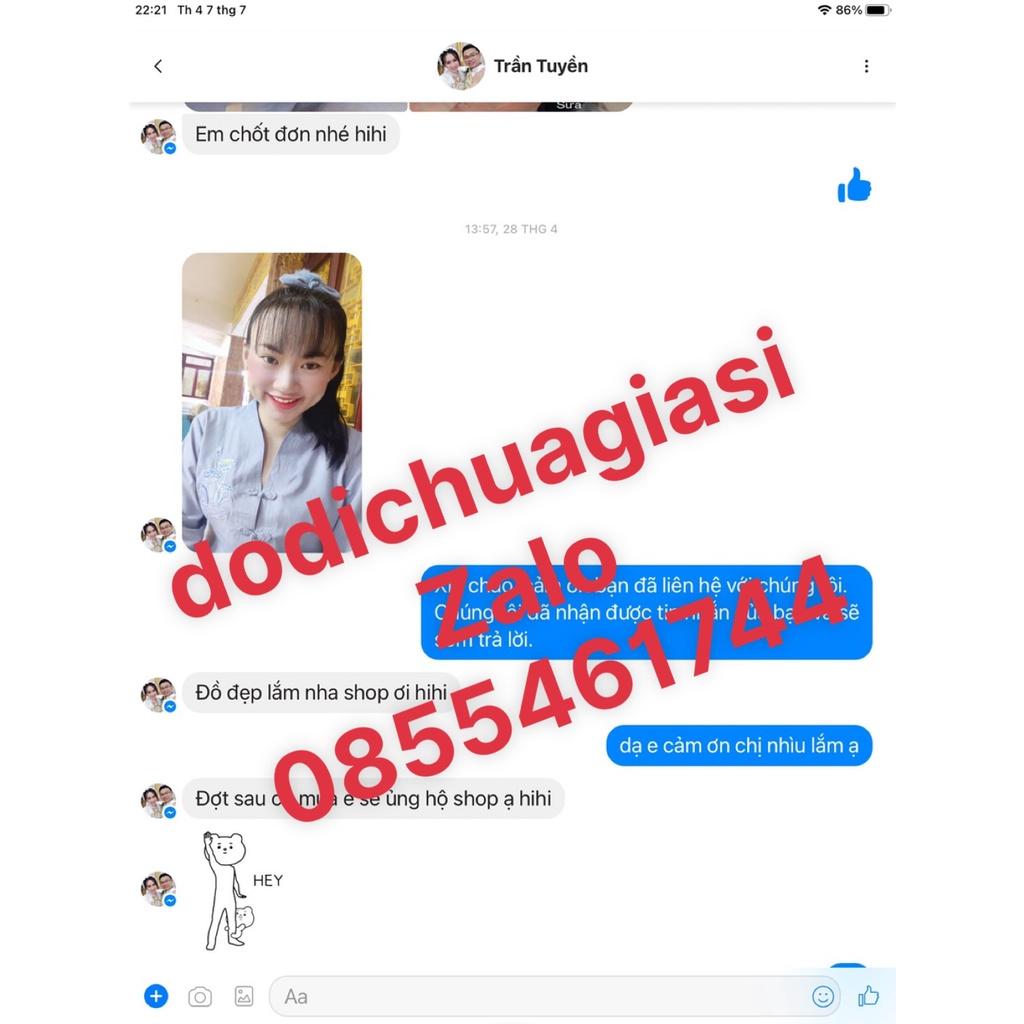 ĐỒ LAM ĐI CHÙA Mẫu Song Ngư Lụa Cao Cấp