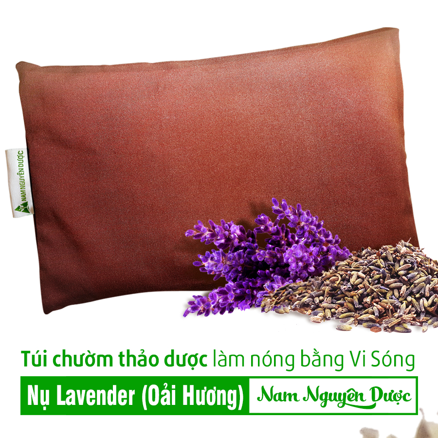 Gối chườm nóng thảo dược LAVENDER (chườm đa năng làm nóng bằng vi sóng)