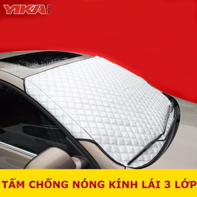 Tấm che chắn nắng kính lái ô tô Toyota Land Cruiser Prado CAO CẤP 3 Lớp Chắn Nắng Cản Nhiệt | OTOALO