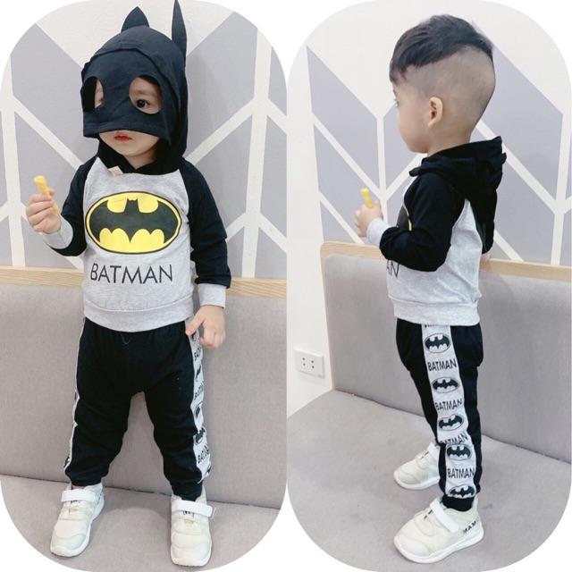 Bộ thu đông hoodie siêu anh hùng - người dơi người nhện đội trưởng mỹ