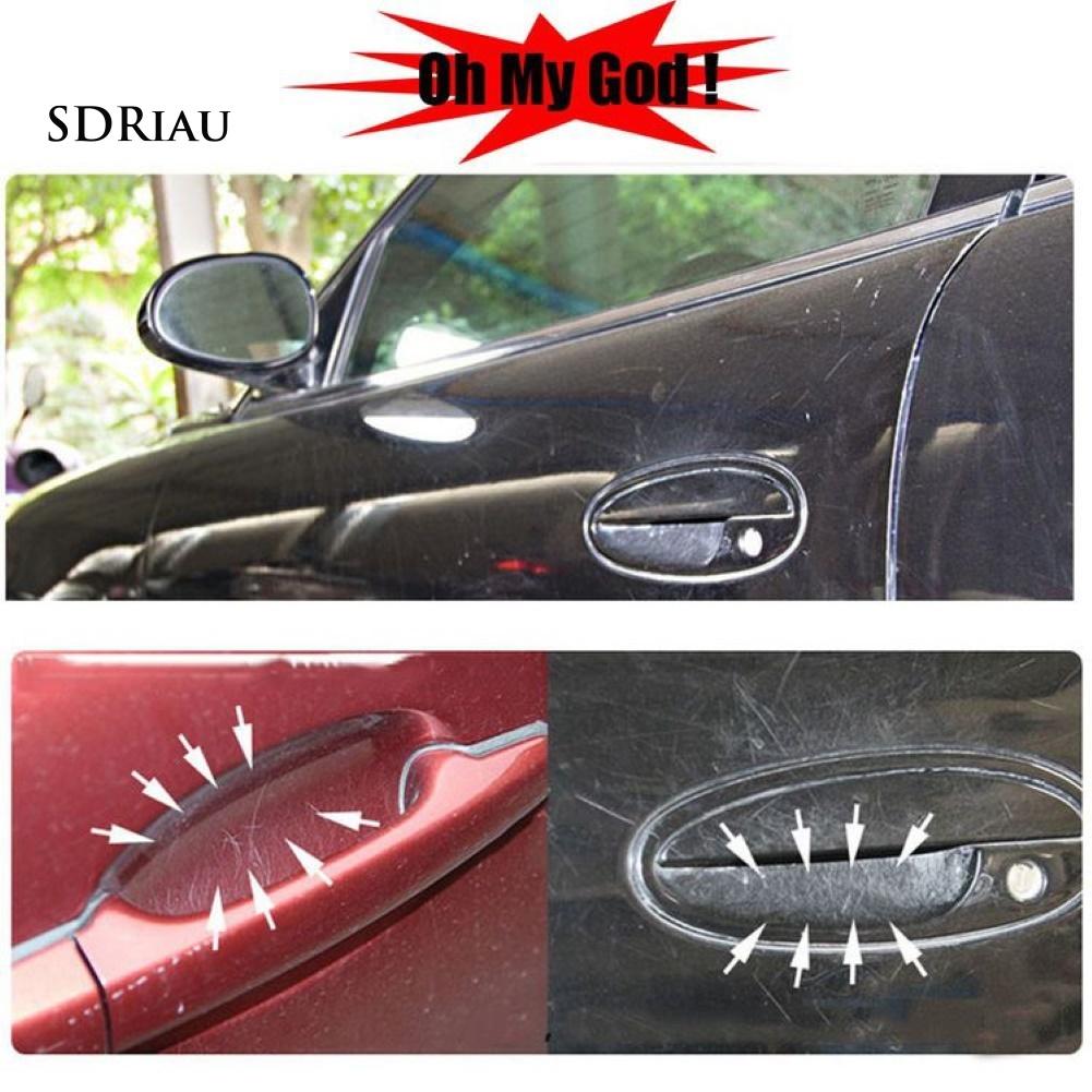 Set 4 Miếng Dán Chống Trầy Cho Tay Nắm Cửa Xe Ô Tô
