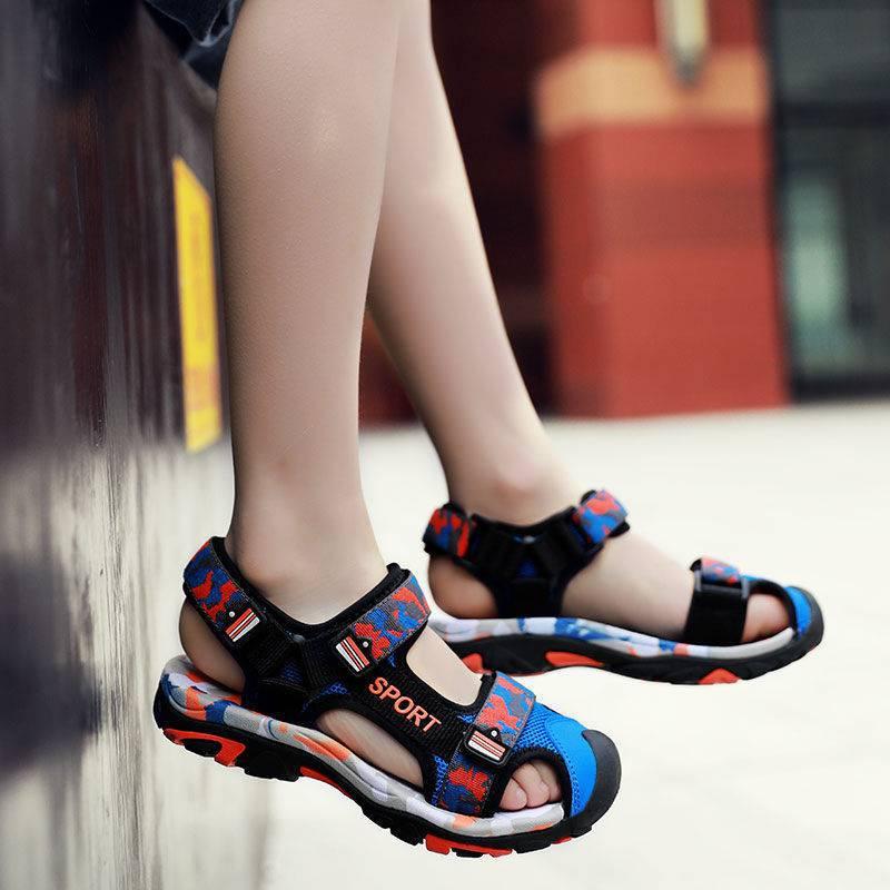 Dép Sandal Sport Bít Mũi Cho Bé Trai, Mẫu Mới 2022 - Hàng Quảng Châu Thiết Kế Phong Cách Thể Thao Khỏe Khoắn 046