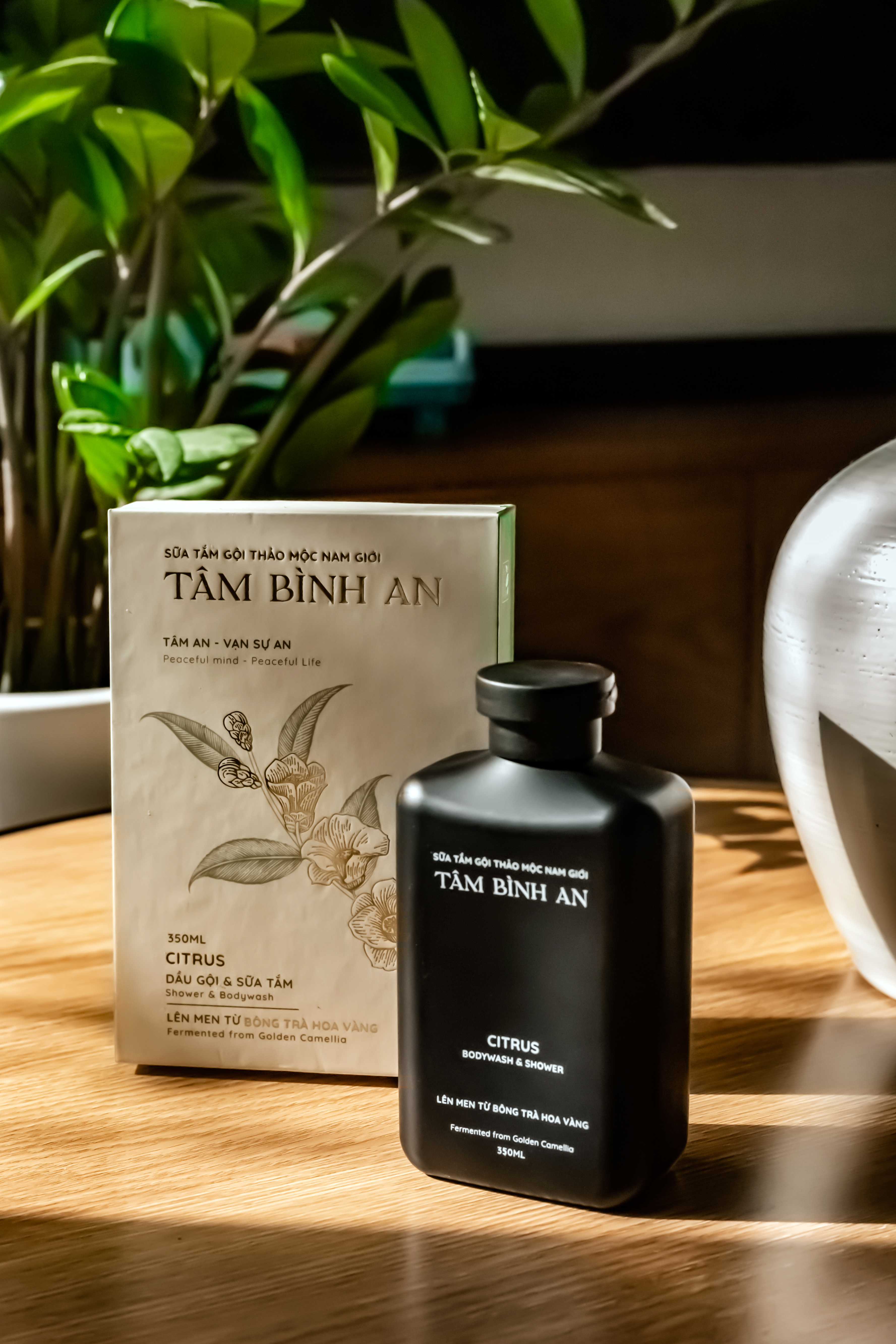 Tắm gội 2in1 Nam (Tâm Bình An) duy nhất đáp ứng các nhu cầu tắm - gội cho phái mạnh - 350ml