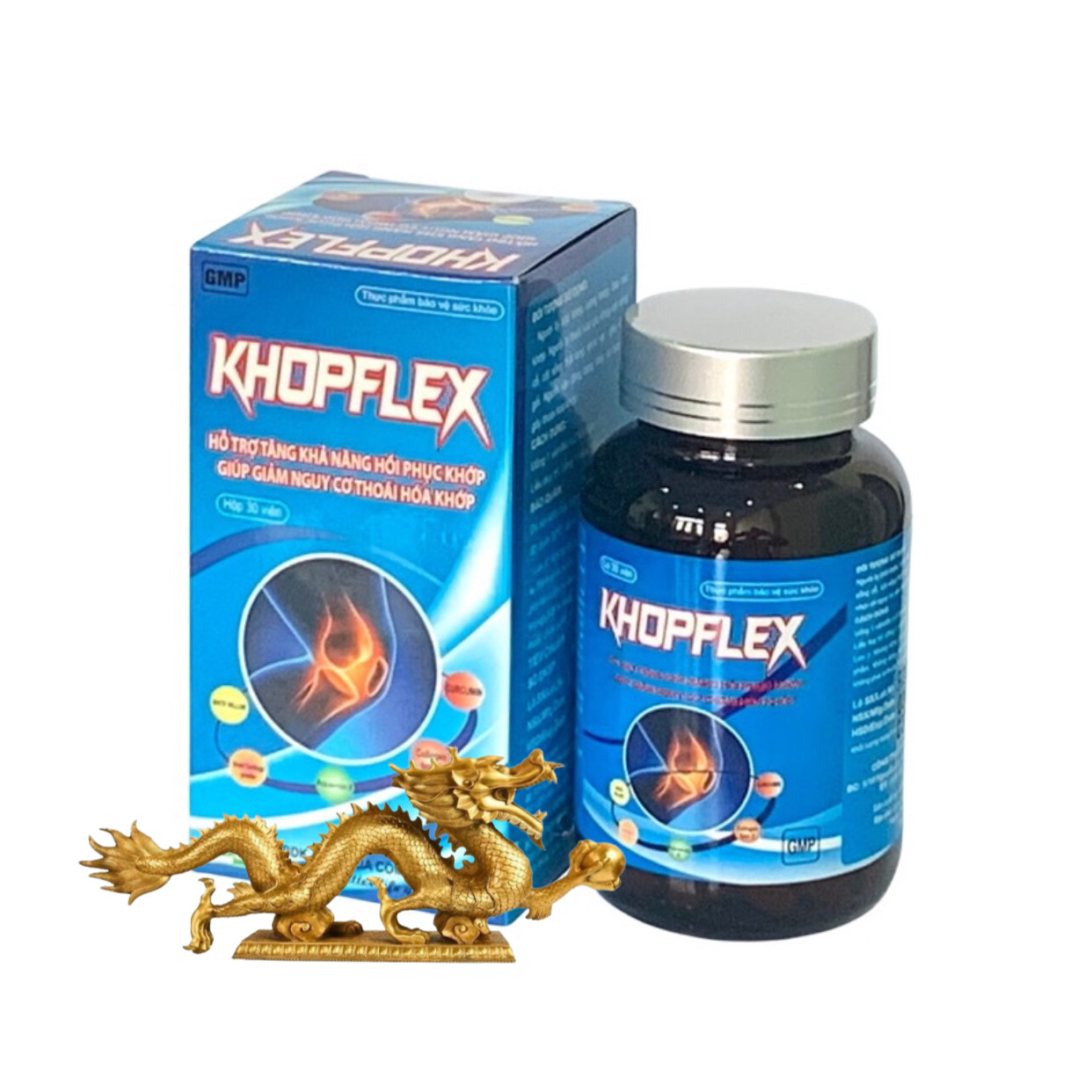 Viên Uống KHỚP KHOPFLEX - Hộp 30 viên -Phòng Ngừa Và Hỗ Trợ Thoái Hóa Khớp, Khô Khớp, Lisse