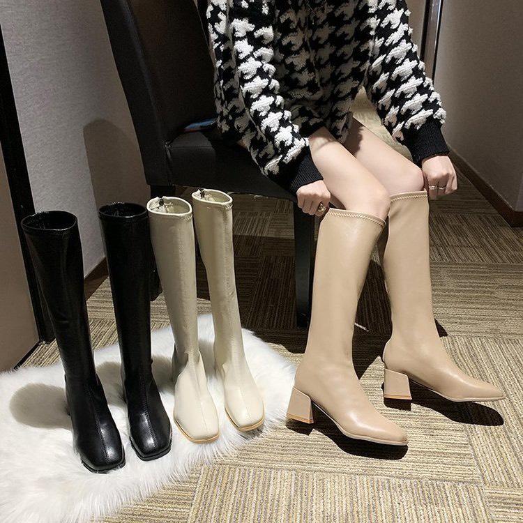 Bốt đùi nữ dưới gối cao 6 phân (mã X049)(mã F670-bốt đùi