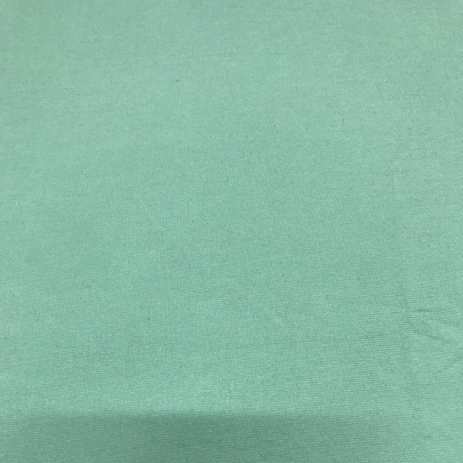 Áo thun trơn nam nữ 100% poly tay ngắn, vải co giãn 4 chiều, mềm và ít nhăn - Màu xanh ngọc