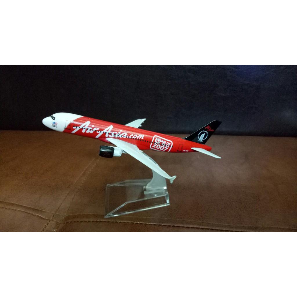 Mô hình máy bay A320 Air Asia 16cm