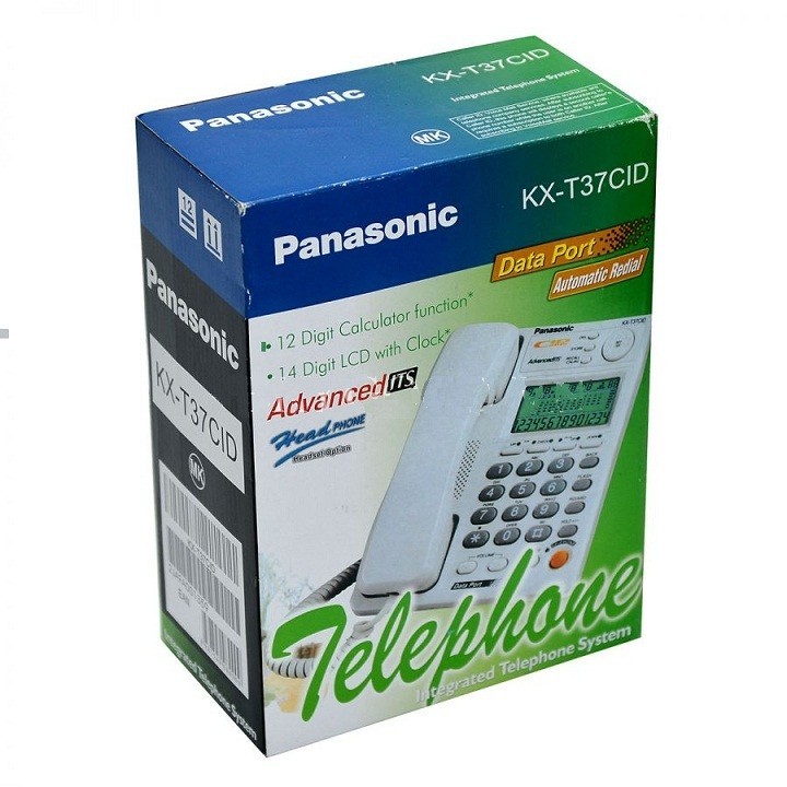 Điện thoại bàn cố định có loa ngoài Panasonic KX-T37 - Hàng chính hãng