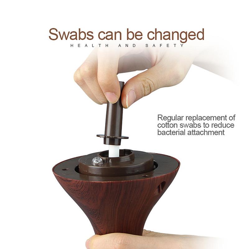 300ml USB Siêu Âm Thanh Máy Tạo Độ Ẩm Không Khí Điện Không Khuếch Tán Tinh Dầu Thông Thơm Mát Phun Sương Tạo Cho Gia Đình