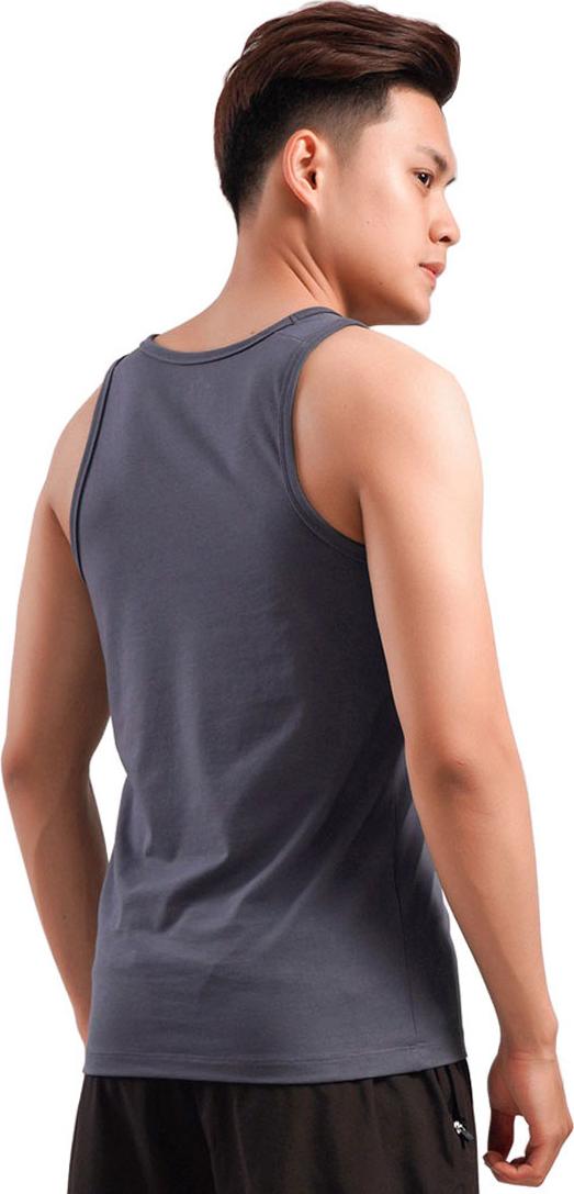 Áo TankTop Nam Cao Cấp Aristino ATT010S8 - Xám Đậm