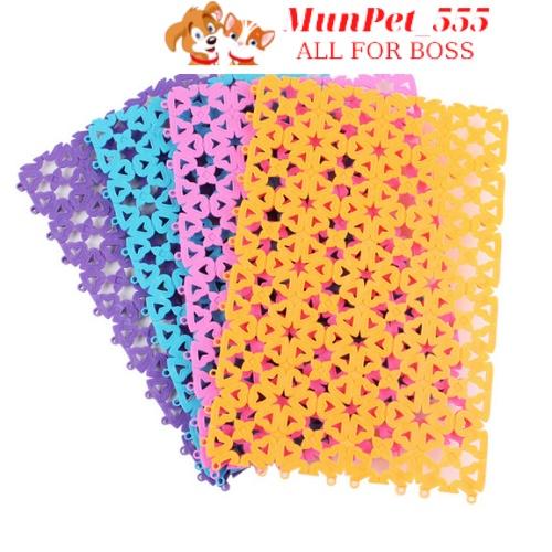Tấm nhựa lót chuồng cho thú cưng bằng nhựa PVC dẻo nhiều màu