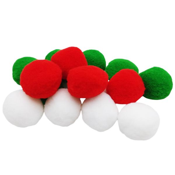 Phụ Kiện Trang Trí Giáng Sinh 15 Bông Bi 25 mm - Vinacraft