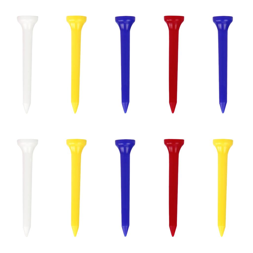 Unbreakable Golf Tees 0.47inch Width Golf Nails Mixed Color for Various Golf Clubs Stronger than Wood Tees