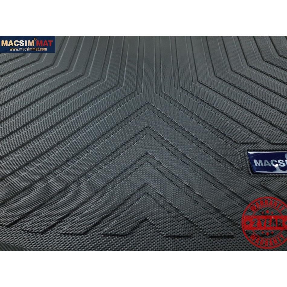 Thảm lót cốp xe ô tô Lexus ES 2018-đến nay nhãn hiệu Macsim chất liệu TPV cao cấp màu đen (301)