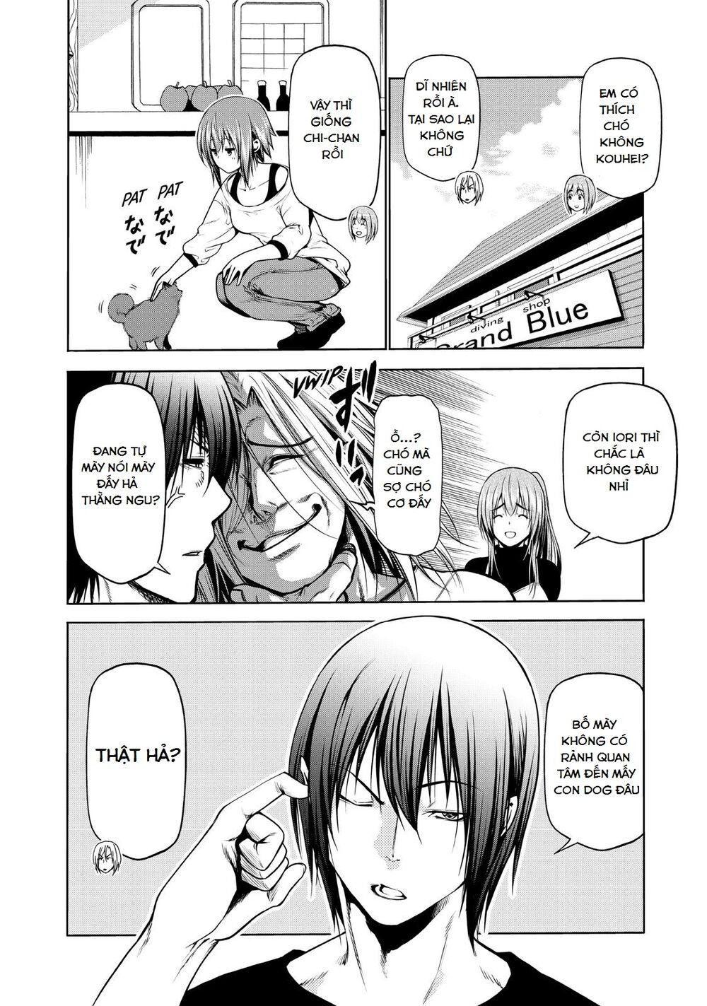 cô gái thích lặn - grand blue chapter 61.5 2