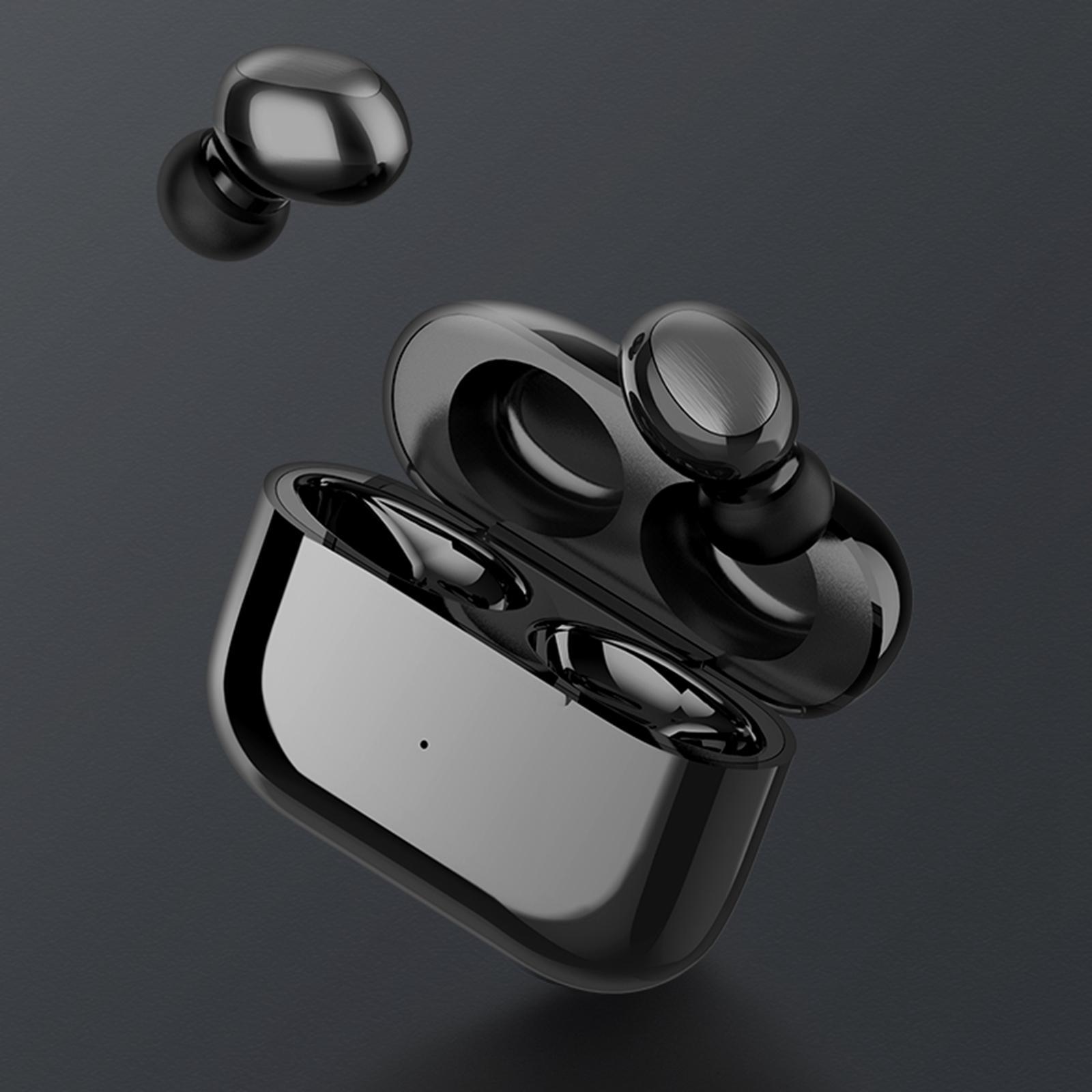 Bluetooth Headset Stereo Headphone Touch Earpiece Universal Earbuds Black