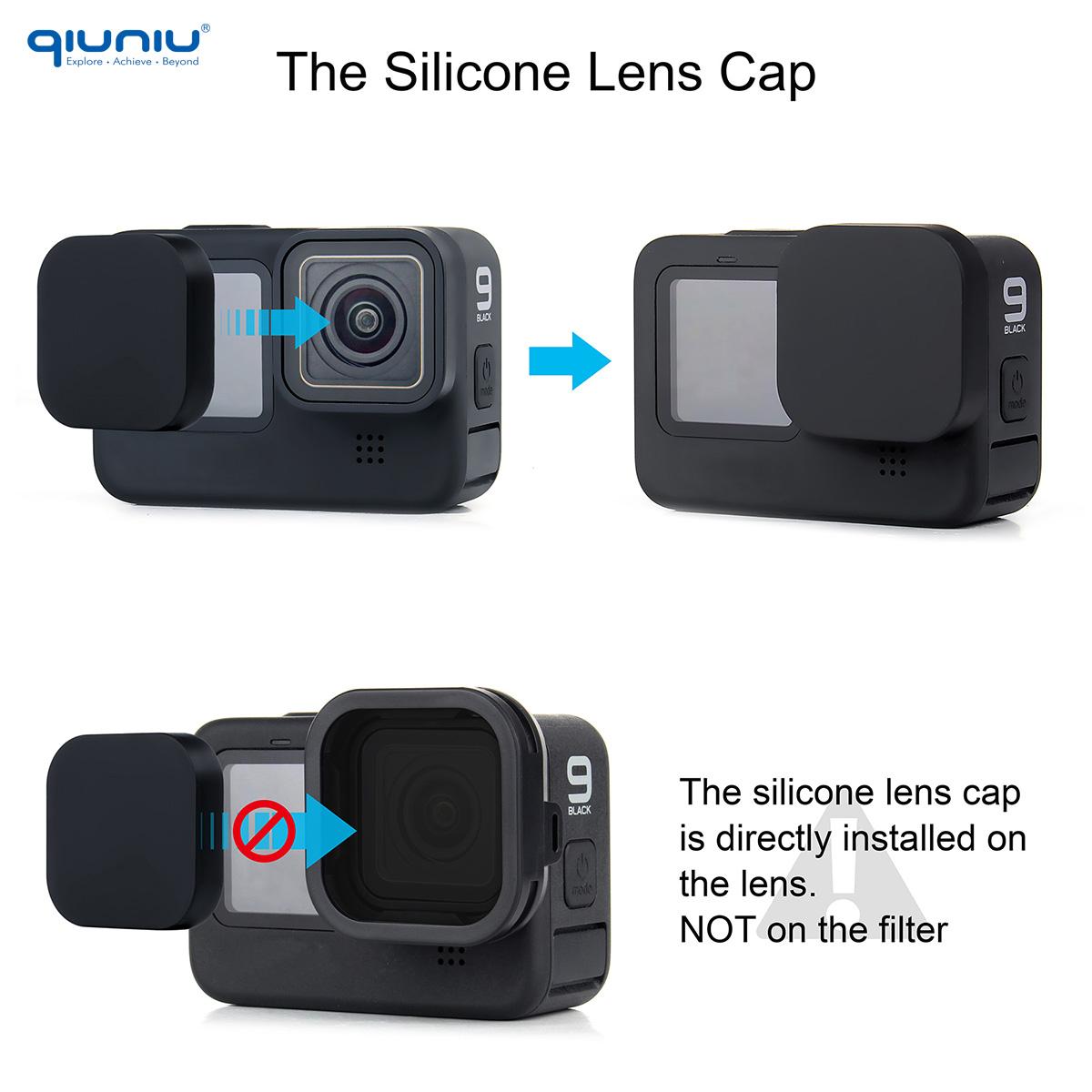 Qiuniu ND CPL Bộ lọc cho GoPro Hero 9 10 11 Black ND64 ND32 ND16 Bộ dụng cụ lọc màu đỏ cho Go Pro 11 Mini ống kính phân cực Phụ kiện