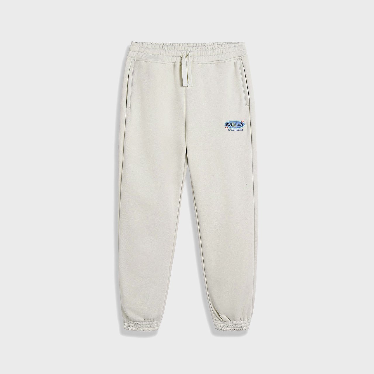 Quần jogger unisex SWALLA PAPERCLIP SWEATPANT - FrenchTerry Fabric CAO CẤP - Màu WHEAT - LOCAL BRAND