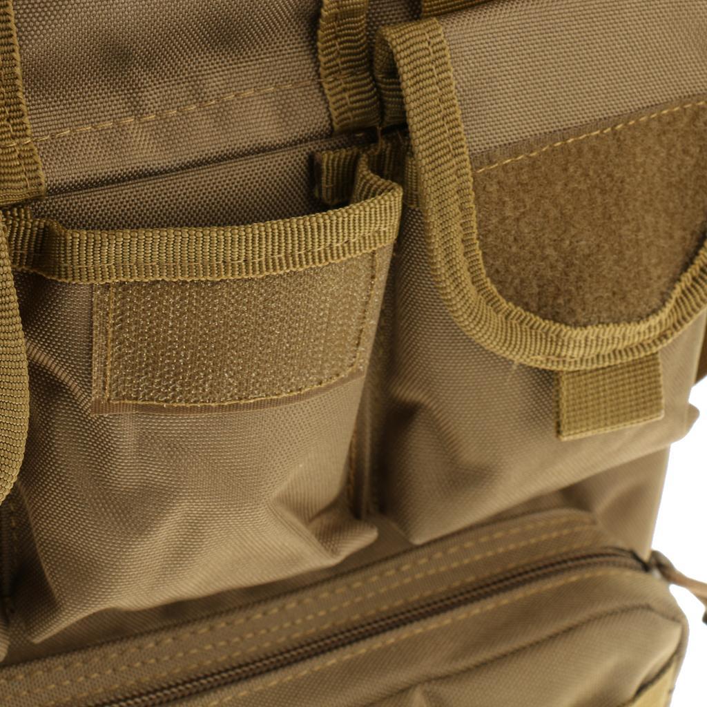 Outdoor Multifunctional Fishing Tackle Bag Water-Resistant Waist Shoulder Carry Storage Waist Pack Sling Bag Fishing Gear Storage for Fishing Hiking Climbing