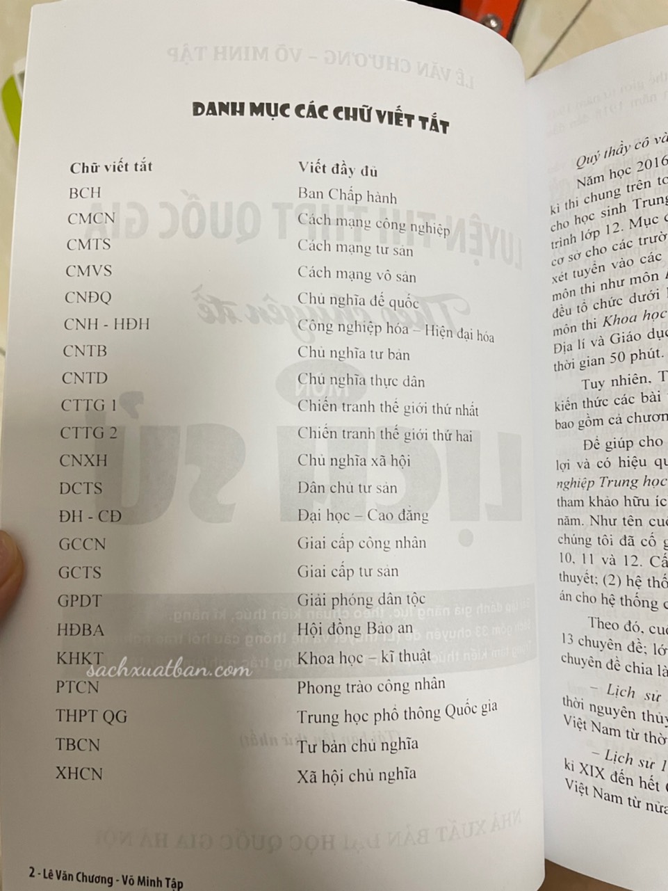 Sách Luyện Thi THPT Quốc Gia Theo Chuyên Đề Môn Lịch Sử