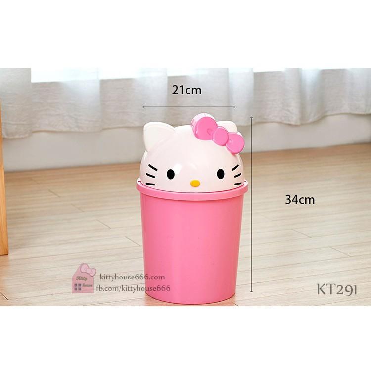 THÙNG RÁC NẮP MÈO KITTY