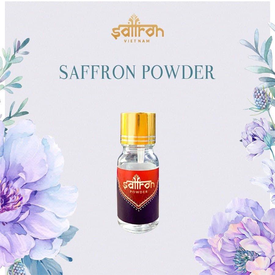 Nhụy Hoa Nghệ Tây Saffron Pơder - Bột Saffron 1Gram