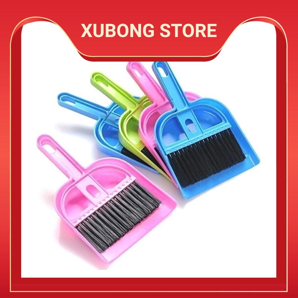 Bộ chổi và xẻng quét văn phòng, quét ban thờ, chổi và ki quét bụi mini hốt rác vệ sinh nhà cửa tiện dụng