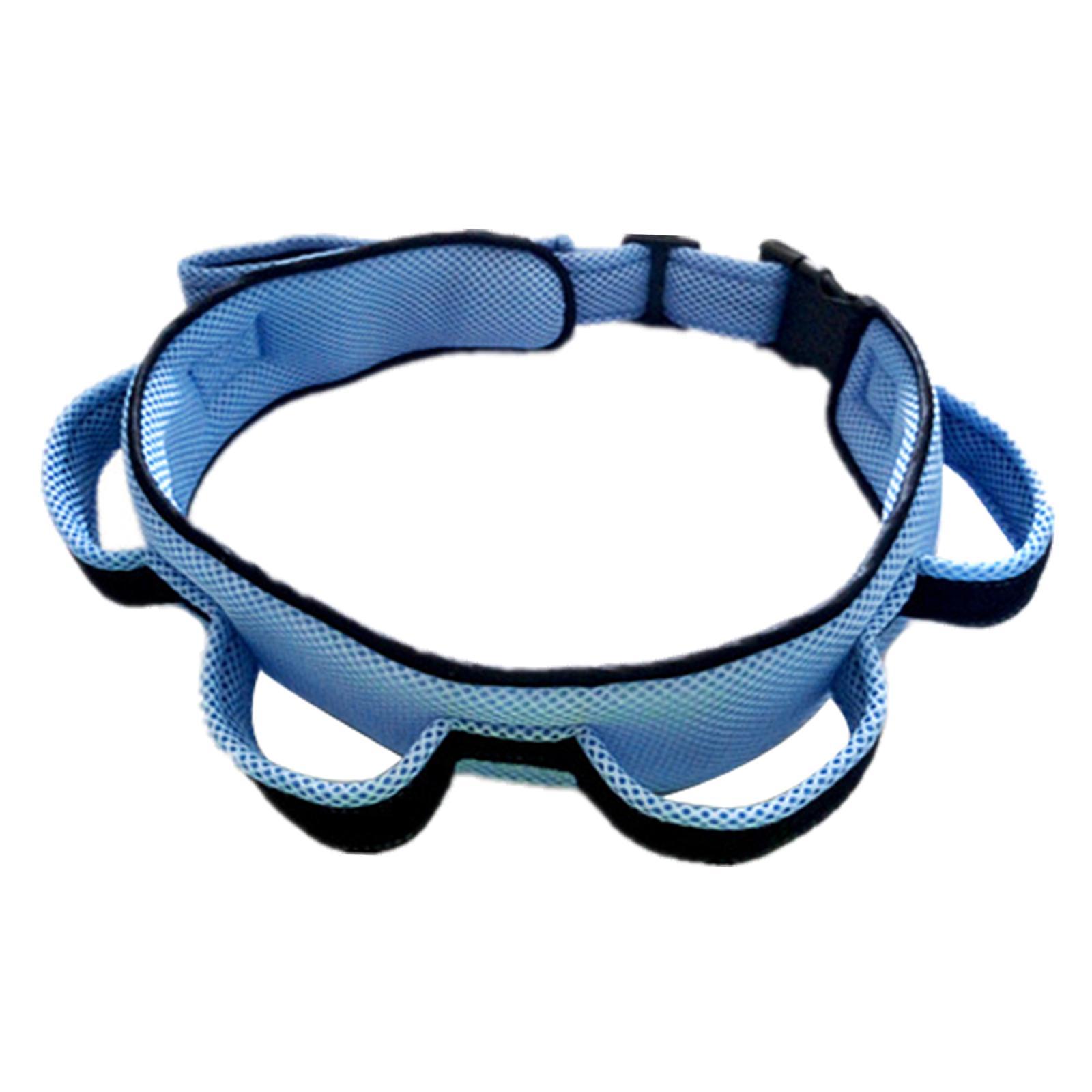 Walking Belt with 4 Handles Adjustable Assistant Equipment Tool Band Sling Waist Belt for Patient Seniors Medical Nursing Disabled