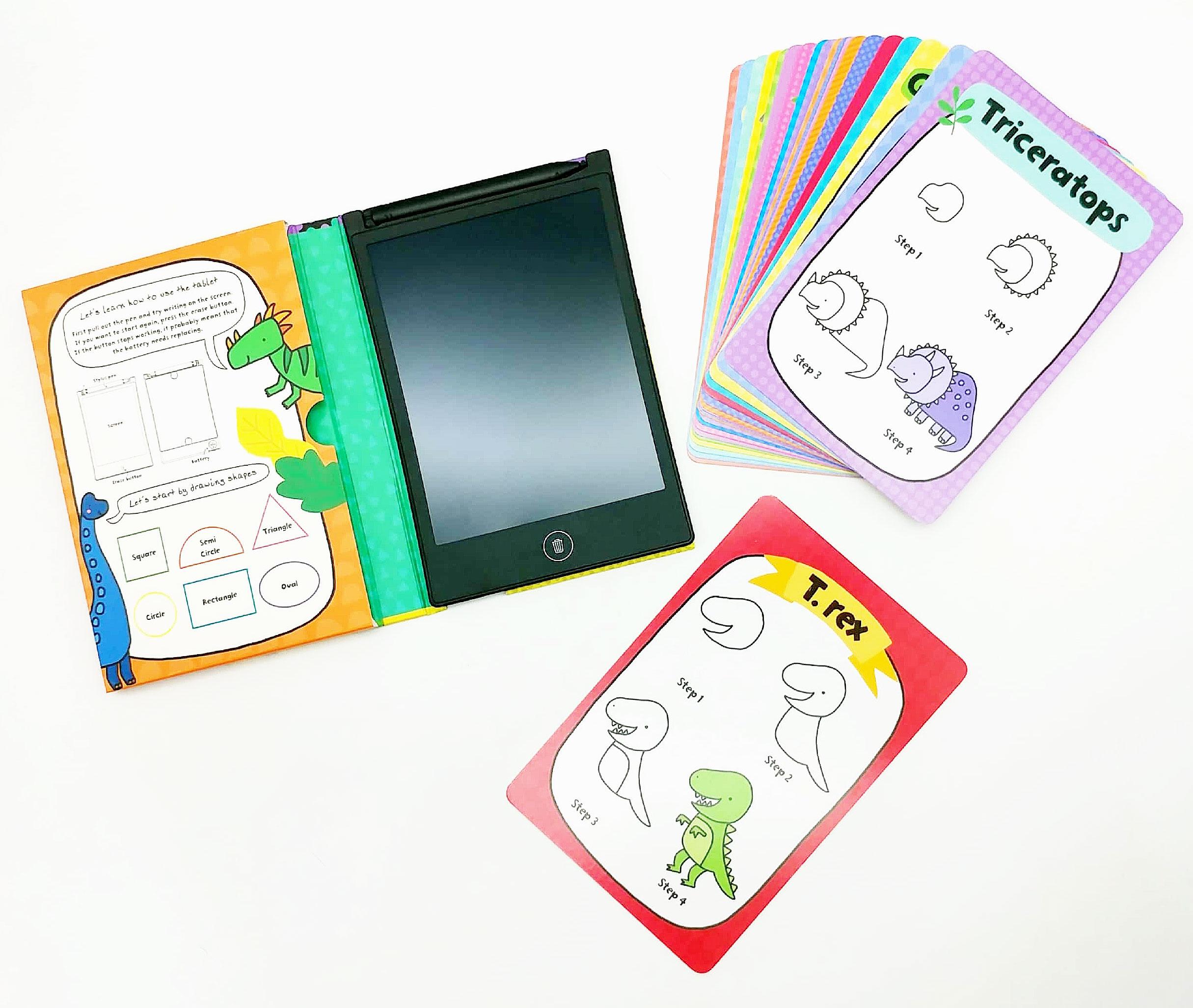 LCD Tablet &amp; Flashcards - Dinosaurs