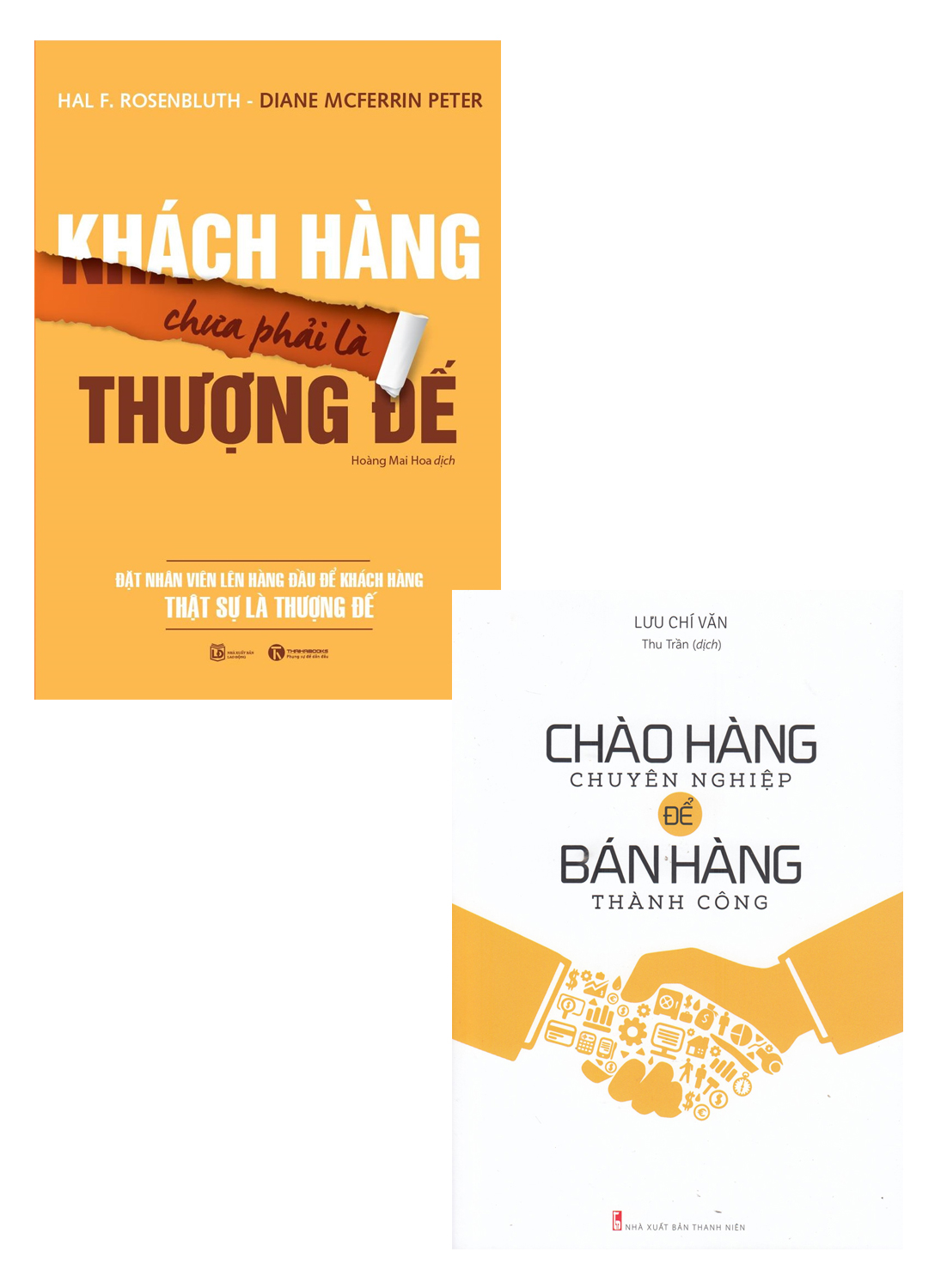 Combo Chào Hàng Chuyên Nghiệp Để Bán Hàng Thành Công + Khách Hàng Chưa Phải Là Thượng Đế (Bộ 2 Cuốn)