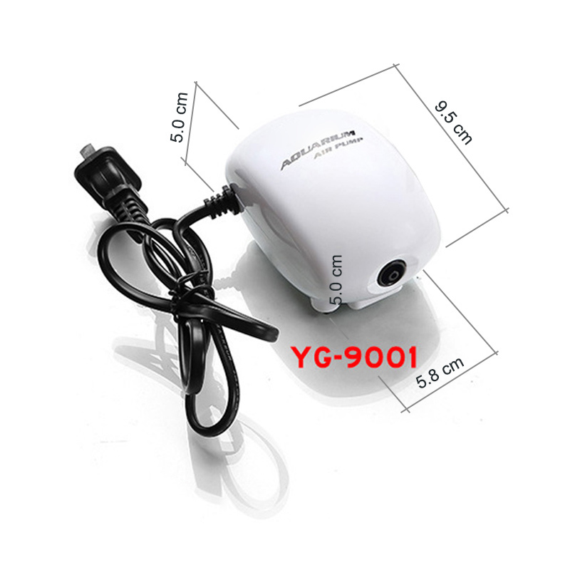 Bộ đèn led tự đổi màu kèm máy bơm sủi bọt khí oxy cho bể cá cảnh, 12 bóng