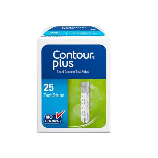 CONTOURPLUS Que thử đường huyết 1x25’ cái