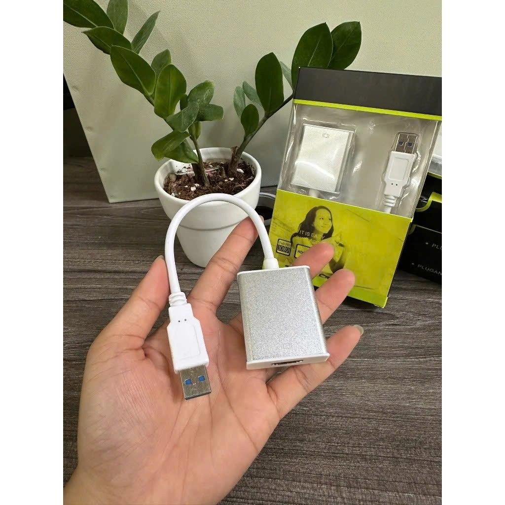 Đầu chuyển đổi USB 3.0 to HDMI hỗ trợ full HD - Hàng Nhập Khẩu - Hub Chuyển Đổi USB Type-C