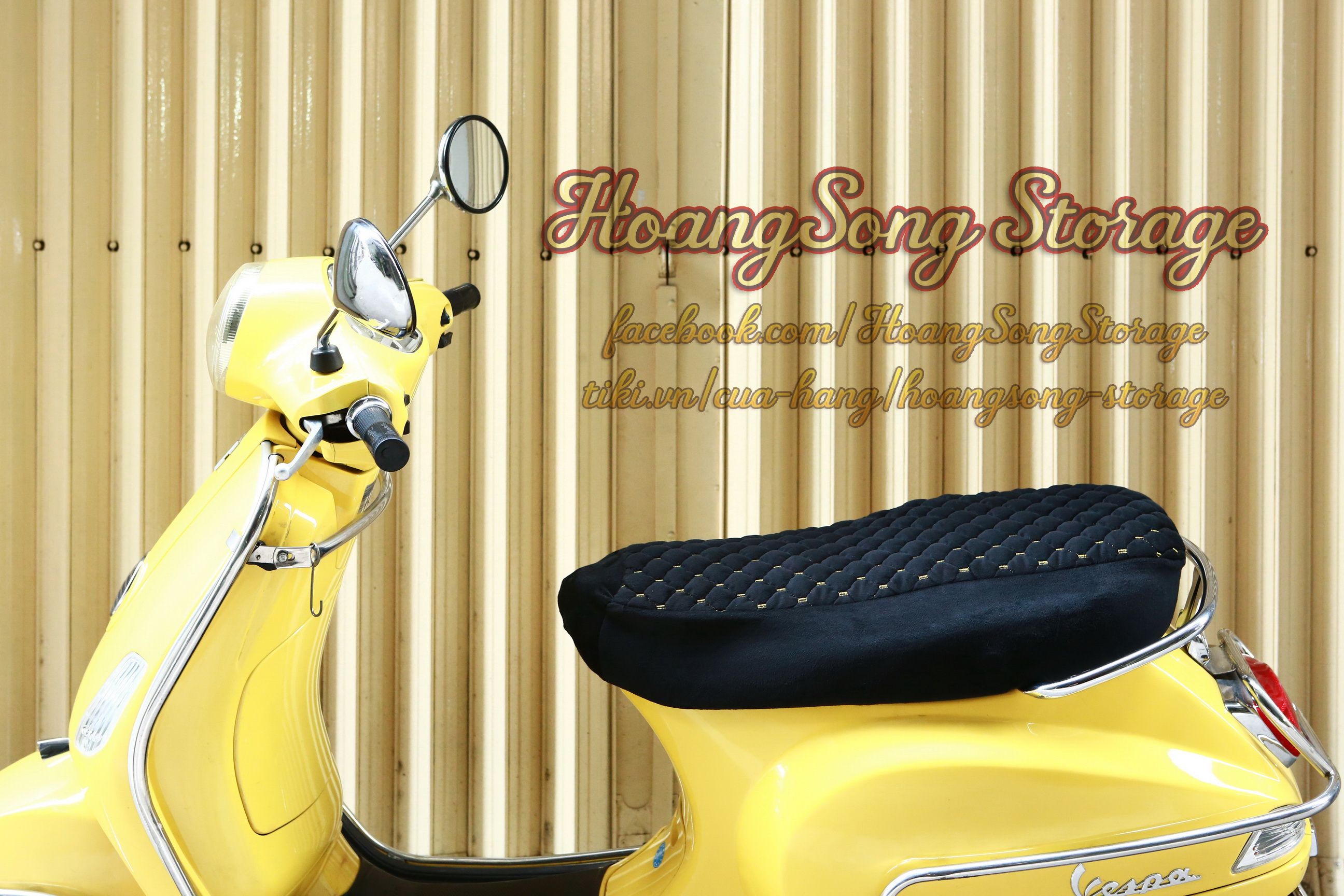 Đệm Lót Yên Xe Máy Vải Nhung Chống Trượt