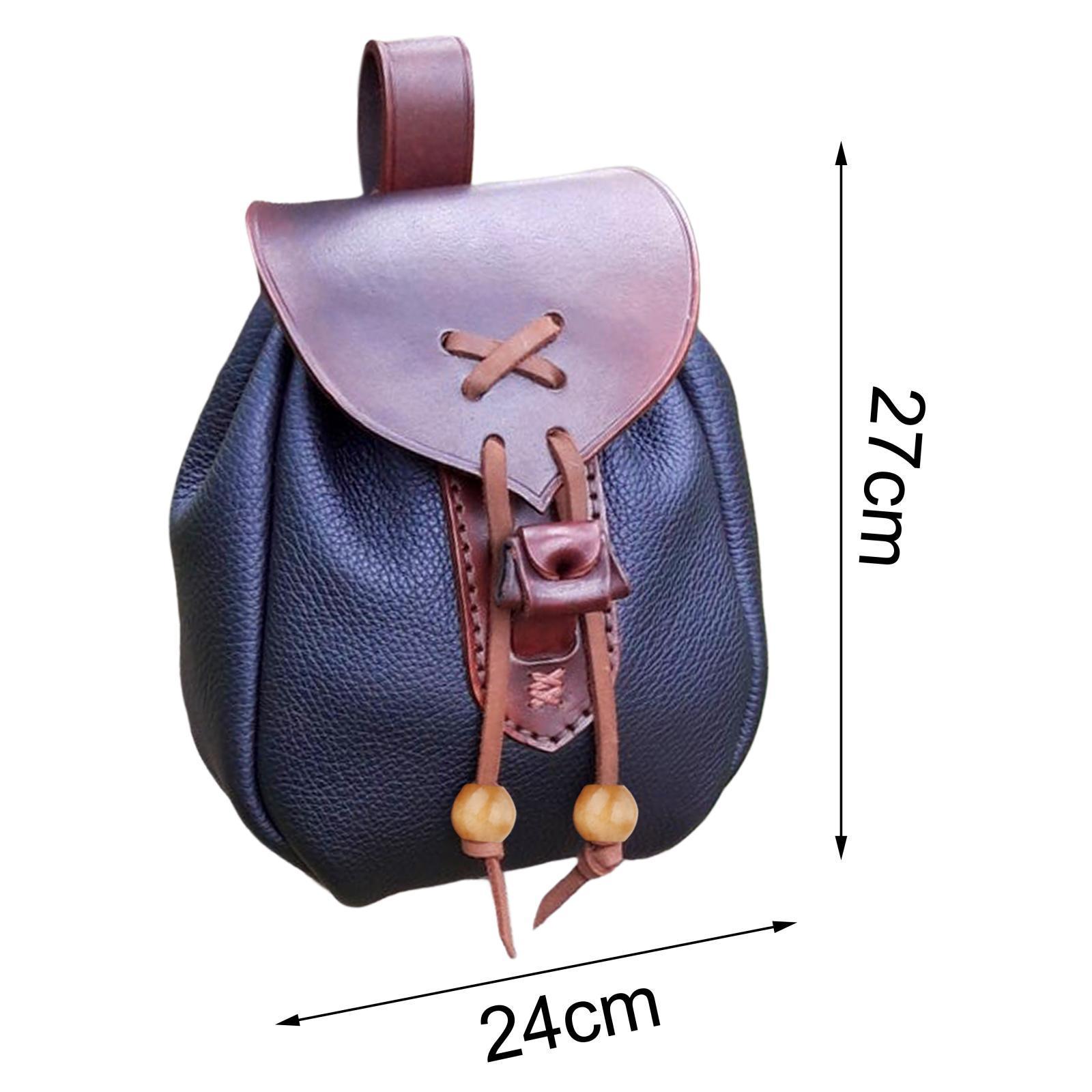 Retro Pouch Bag Style Backpack Pockets Cosplay Costume