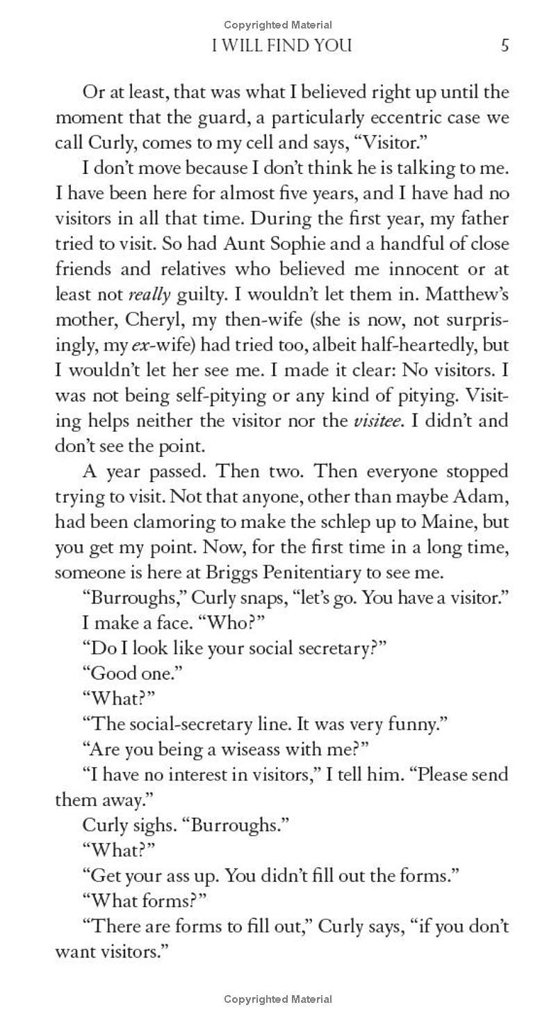 Sách ngoại văn: I Will Find You