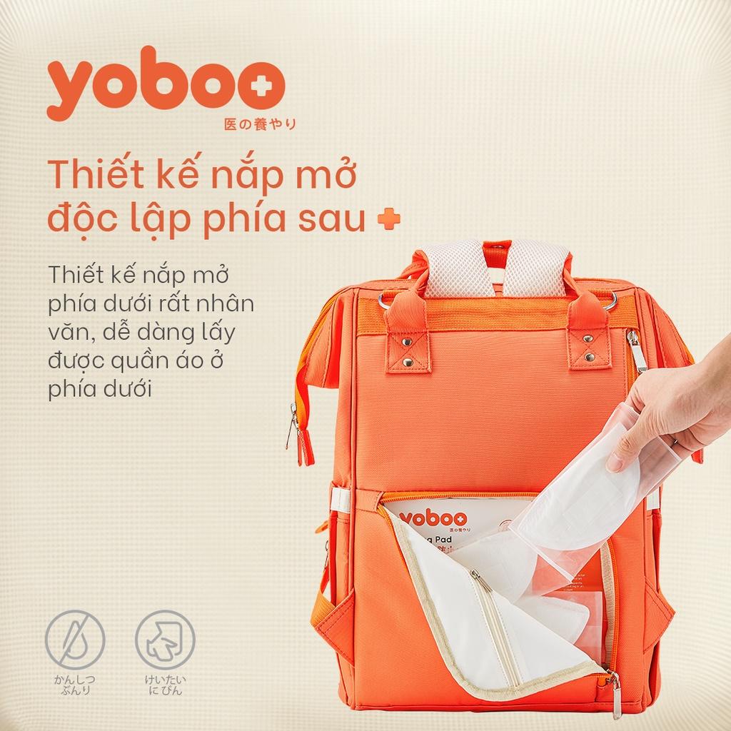 Balo bỉm sữa đa năng cho mẹ và bé Yoboo YB-005 chống thấm nước sức chứa lớn 20L nhiều ngăn chứa đồ - Hàng chính hãng