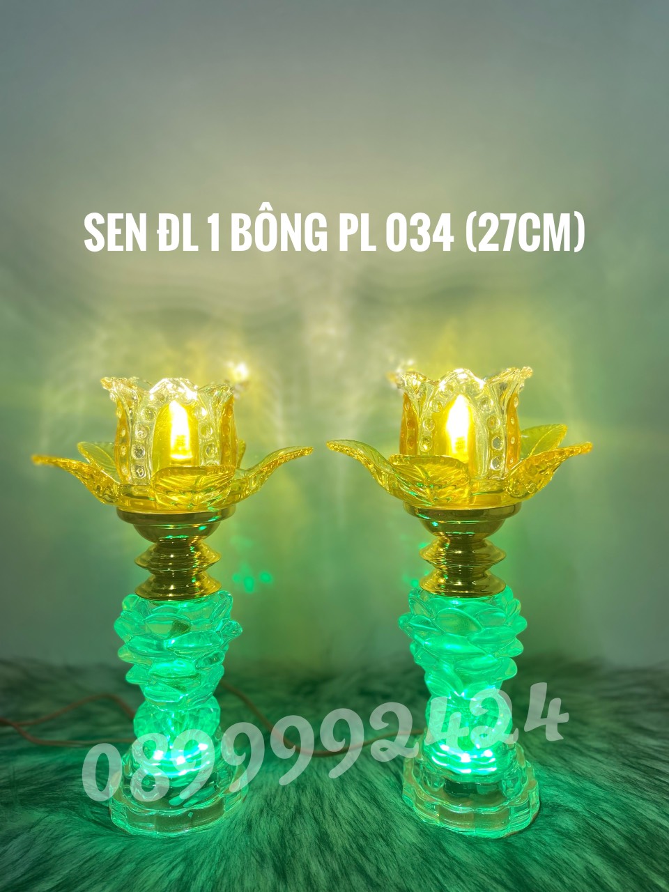 ĐÈN THỜ PHA LÊ CAO CẤP 034 1 CẶP