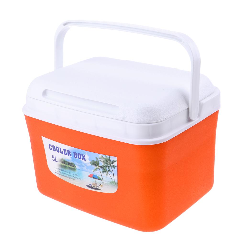 Camping Outdoor Drinks Food Cooler Box Car Ice Bucket with Handle