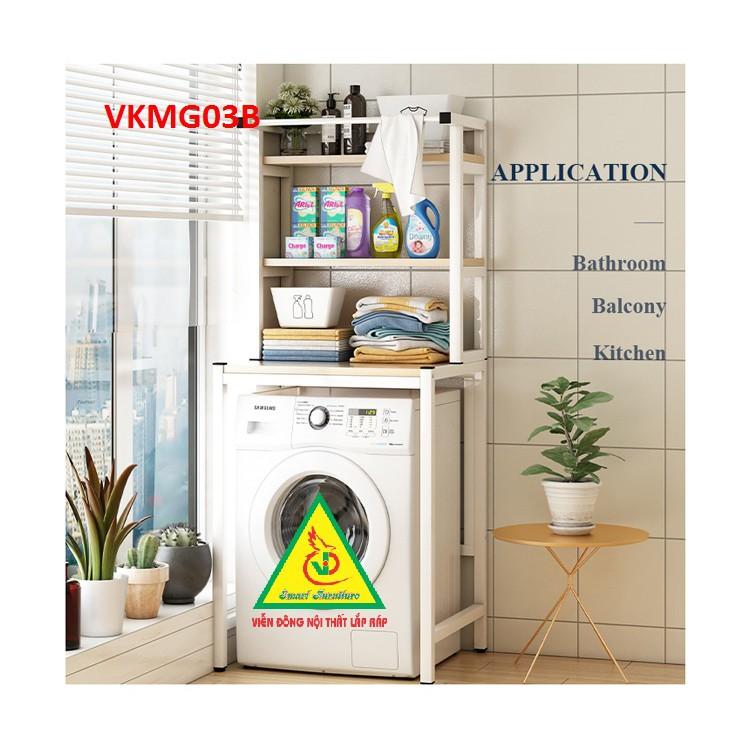 Kệ máy giặt 3 tầng VKMG03B - Nội thất lắp ráp Viendong Adv