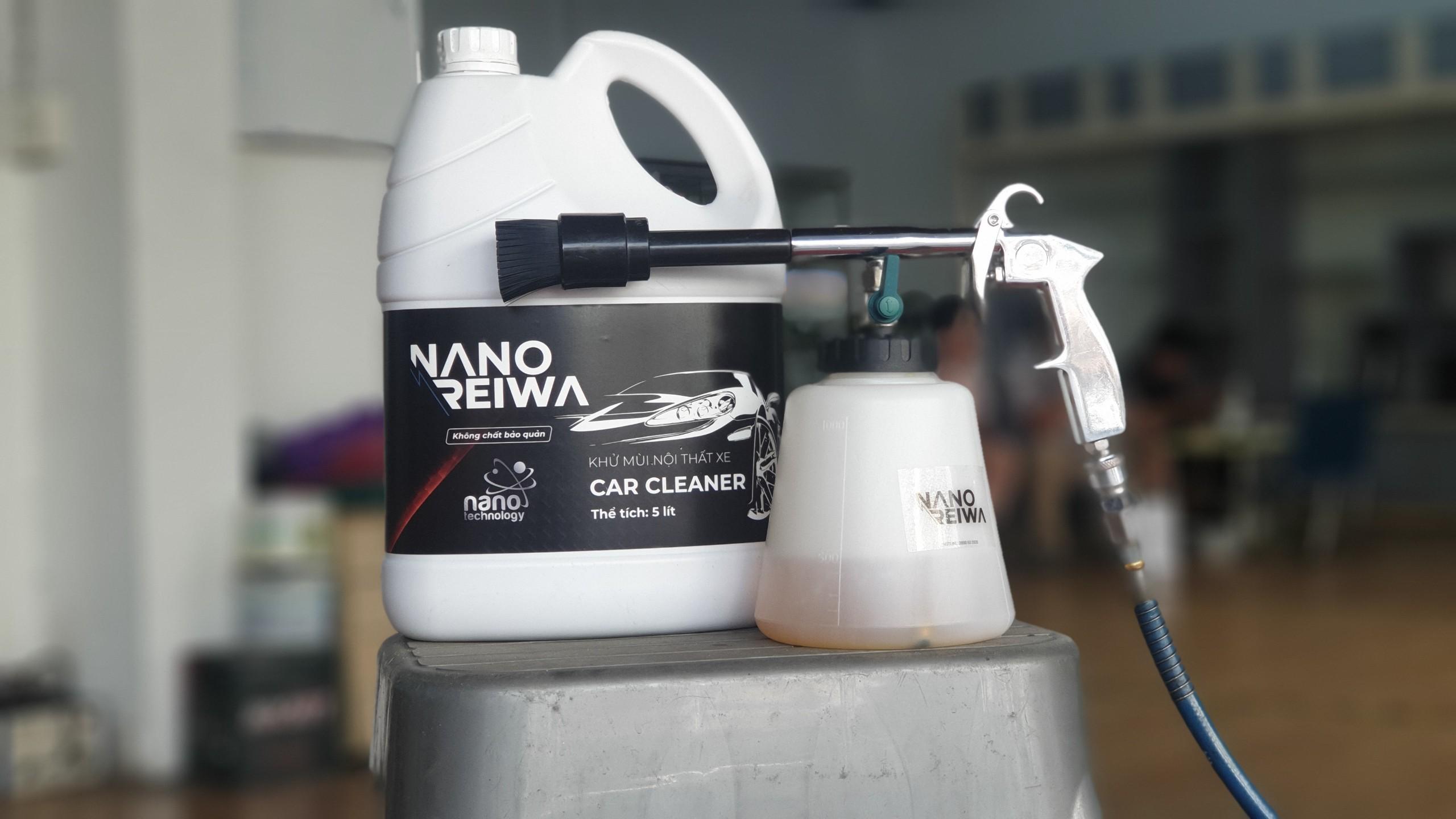 Can Nano Reiwa 5 lít hương Sả Chanh - dùng phun khói diệt khuẩn khử mùi ô tô, phòng ngủ, văn phòng, nhà hàng, khách sạn