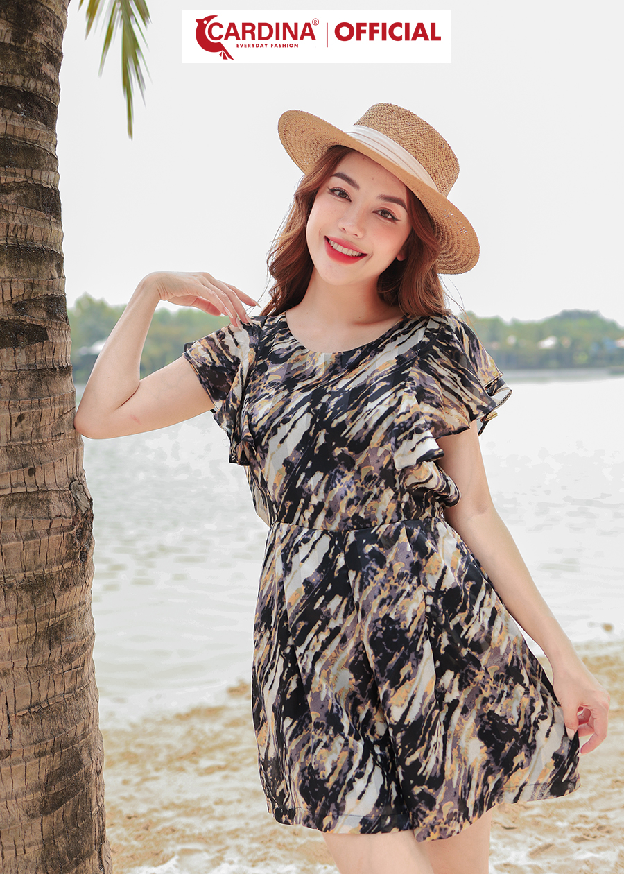 Đồ Bộ Nữ  Chất Tơ Tằm Cao Cấp Jumpsuit Vai Bèo Quần Đùi Quyến Rũ Hiện Đại 3JT03