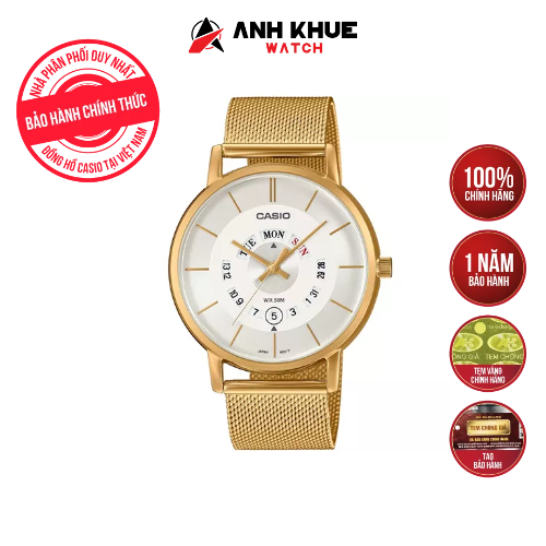 Đồng hồ Casio Nam General Dây Kim Loại MTP-B135MG